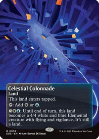 Celestial Colonnade (0052) (Borderless) (EOS-052) - Edge of Eternities: Stellar Sights Foil