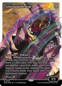 Anticausal Vestige (Showcase) (Fracture Foil) (EOE-383) - Edge of Eternities Foil