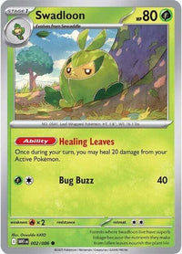 Swadloon (Poke Ball Pattern) (2/086) - SV White Flare Holofoil