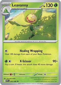 Leavanny (3) - SV White Flare Reverse Holofoil