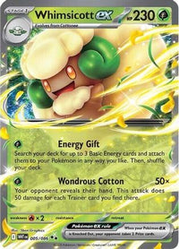 Whimsicott ex (5) - SV White Flare Holofoil