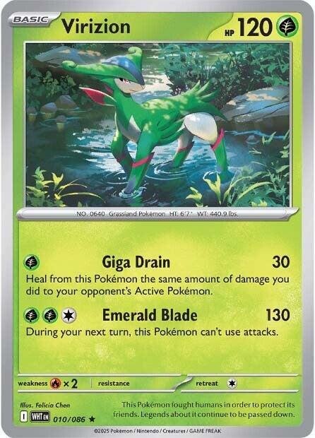 Virizion (Poke Ball Pattern) (10/086) - SV White Flare Holofoil