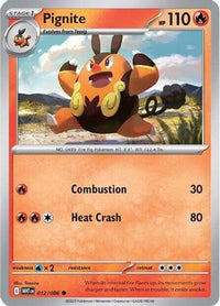 Pignite (12) - SV White Flare Reverse Holofoil
