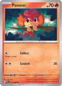 Pansear (14) - SV White Flare Reverse Holofoil