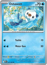 Oshawott (Poke Ball Pattern) (21/086) - SV White Flare Holofoil