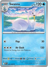 Swanna (Master Ball Pattern) (26/086) - SV White Flare Holofoil