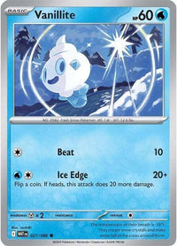 Vanillite (Master Ball Pattern) (27/086) - SV White Flare Holofoil