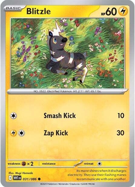 Blitzle (Poke Ball Pattern) (31/086) - SV White Flare Holofoil