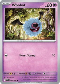 Woobat (Poke Ball Pattern) (36/086) - SV White Flare Holofoil