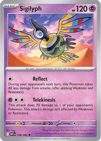 Sigilyph (38) - SV White Flare Reverse Holofoil