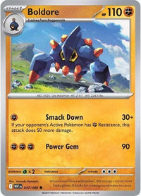 Boldore (Master Ball Pattern) (47/086) - SV White Flare Holofoil