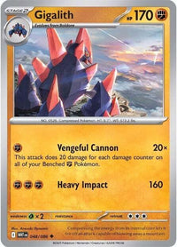 Gigalith (Master Ball Pattern) (48/086) - SV White Flare Holofoil