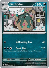 Garbodor (Master Ball Pattern) (60/086) - SV White Flare Holofoil
