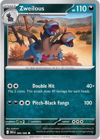 Zweilous (Poke Ball Pattern) (66/086) - SV White Flare Holofoil