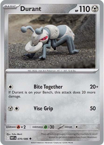 Durant (Poke Ball Pattern) (70/086) - SV White Flare Holofoil