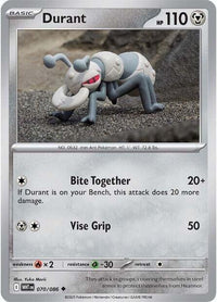 Durant (Poke Ball Pattern) (70/086) - SV White Flare Holofoil