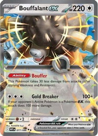 Bouffalant ex (77) - SV White Flare Holofoil