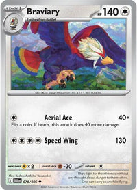 Braviary (Poke Ball Pattern) (77/086) - SV Black Bolt Holofoil