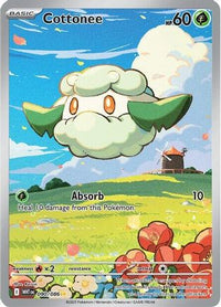 Cottonee (90/086)  - SV White Flare Holofoil