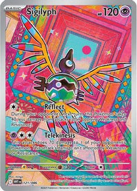 Sigilyph (121/086)  - SV White Flare Holofoil