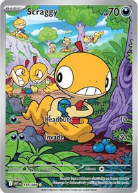 Scraggy (138/086)  - SV White Flare Holofoil