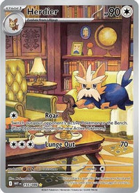Herdier (155/086)  - SV White Flare Holofoil