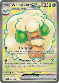 Whimsicott ex (157/086)  - SV White Flare Holofoil