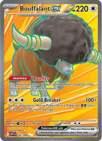 Bouffalant ex (162/086)  - SV White Flare Holofoil