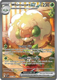 Whimsicott ex (165/086)  - SV White Flare Holofoil