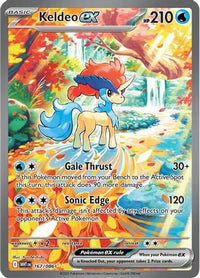 Keldeo ex (167/086)  - SV White Flare Holofoil