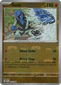 Sawk (Master Ball Pattern) (49) - SV White Flare Holofoil