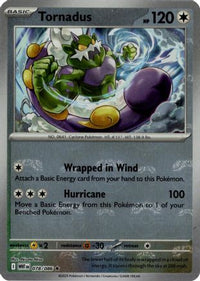 Tornadus (Master Ball Pattern) (78) - SV White Flare Holofoil