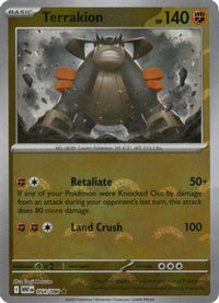 Terrakion (Poke Ball Pattern) (54) - SV White Flare Holofoil