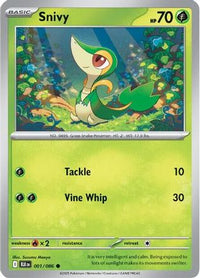 Snivy (1) - SV Black Bolt Holofoil