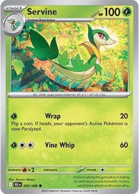 Servine (Poke Ball Pattern) (2/086) - SV Black Bolt Holofoil