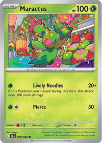 Maractus (8) - SV Black Bolt Reverse Holofoil