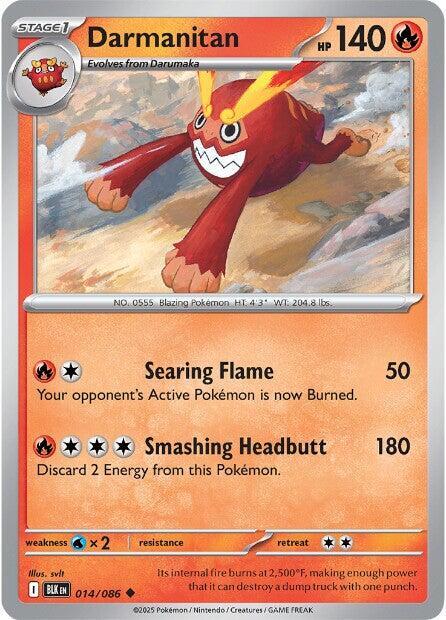 Darmanitan (Master Ball Pattern) (14/086) - SV Black Bolt Holofoil