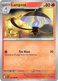 Lampent (17) - SV White Flare Reverse Holofoil