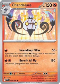 Chandelure (18) - SV White Flare Reverse Holofoil