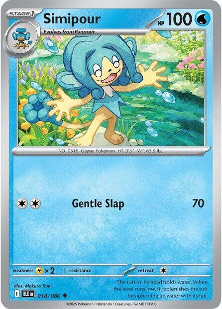 Simipour (Master Ball Pattern) (18/086) - SV Black Bolt Holofoil