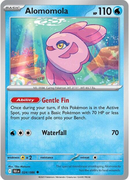 Alomomola (Master Ball Pattern) (24/086) - SV Black Bolt Holofoil