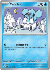 Cubchoo (25) - SV Black Bolt