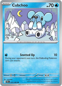 Cubchoo (Poke Ball Pattern) (25/086) - SV Black Bolt Holofoil
