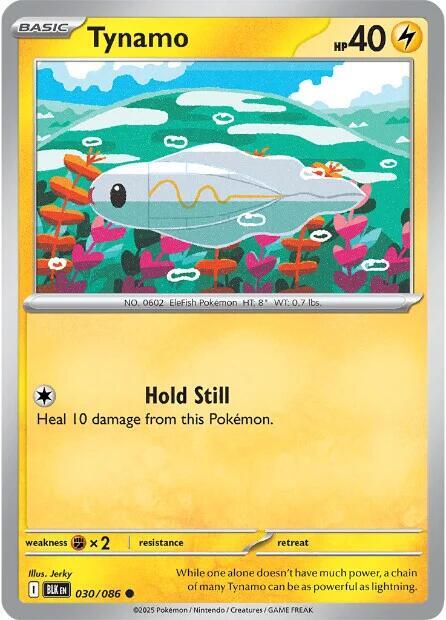 Tynamo (Poke Ball Pattern) (30/086) - SV Black Bolt Holofoil