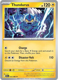 Thundurus (Master Ball Pattern) (33/086) - SV Black Bolt Holofoil