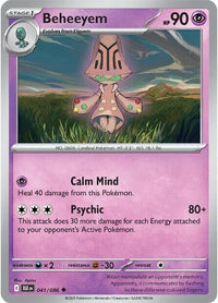 Beheeyem (Master Ball Pattern) (41/086) - SV Black Bolt Holofoil