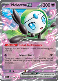 Meloetta ex (44) - SV Black Bolt Holofoil