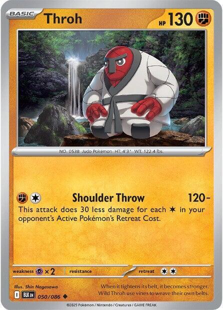 Throh (Master Ball Pattern) (50/086) - SV Black Bolt Holofoil