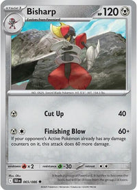 Bisharp (Master Ball Pattern) (65/086) - SV Black Bolt Holofoil