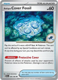 Antique Cover Fossil (Poke Ball Pattern) (80) - SV Black Bolt Holofoil